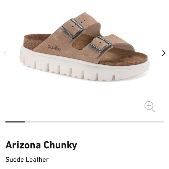 Birkenstock Arizona Chunky Size 7 Suede Great Condition - Picture 4 of 9